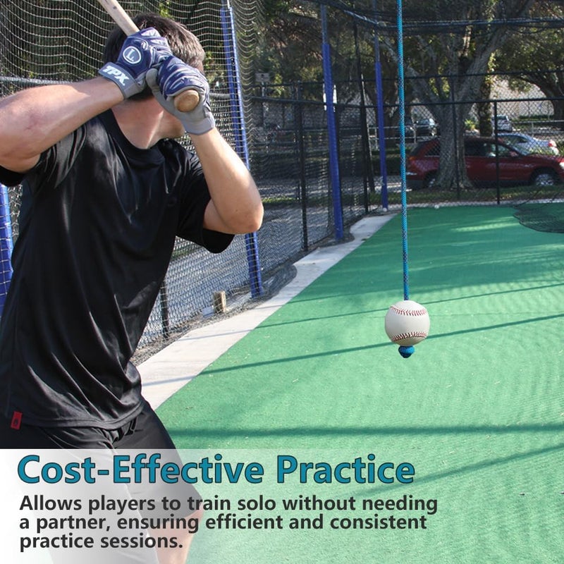 JUJINGYANG Baseball Softball Batting Swing Hitting Trainer Aid – Enhance Hitting Skills with Combined Tee and Front Toss for Easy Drills – Ideal for Improving Batting Precision - Image 3